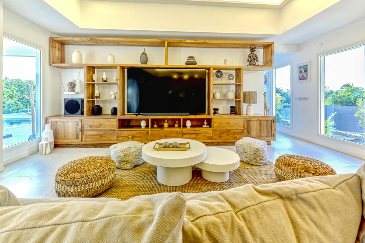 52.Location villa de luxe piscine vue mer Ste Anne Guadeloupe_Salon